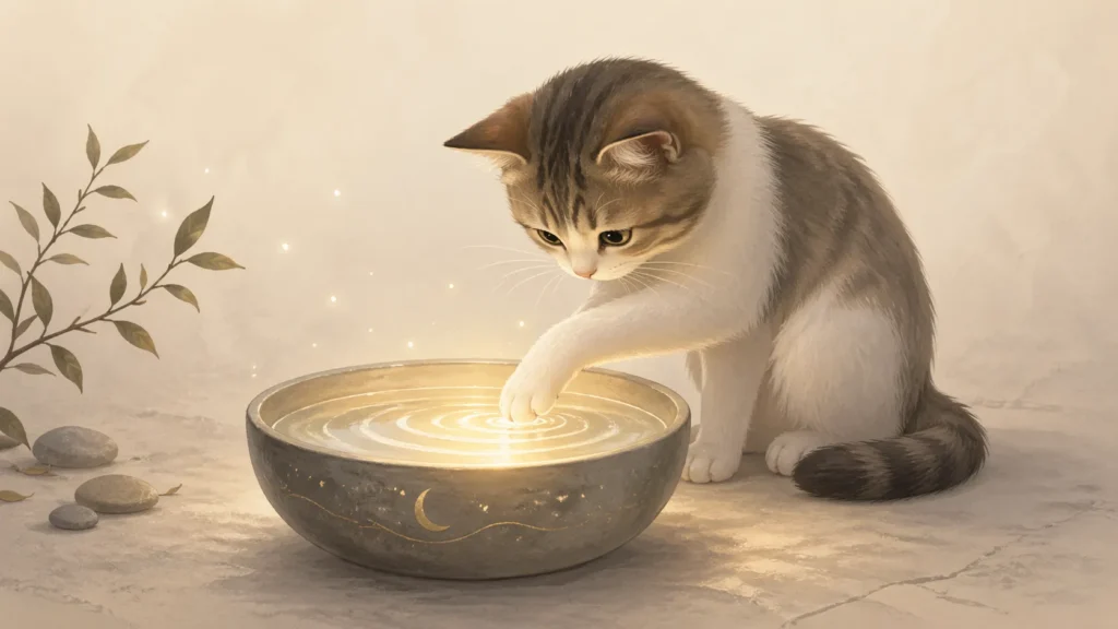 Why Do Cats Dip Their Paws In Water To Drink